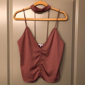 Medium dressy tank with choker detail